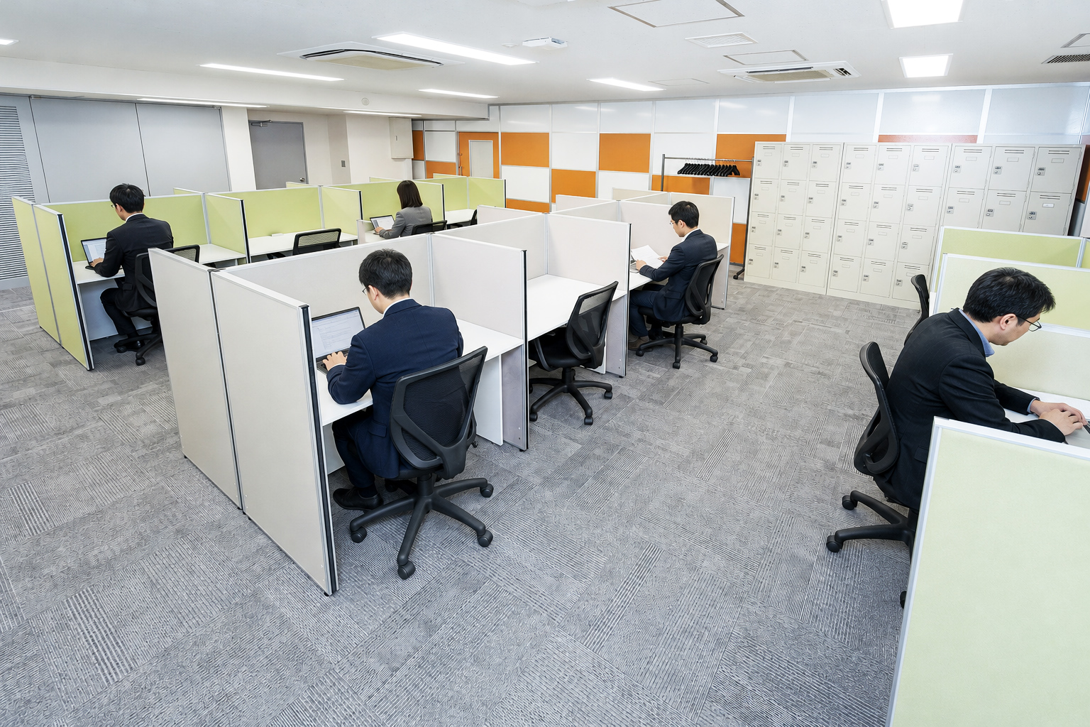 Ginza Entre Salon, Open-plan office, Tokyo