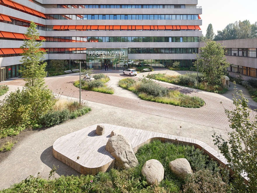 Het slotervaart, Building facade, Amsterdam