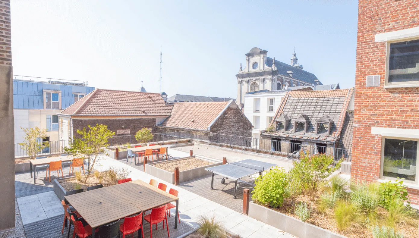 Hiptown Grand Place, Terrasse und Außenbereich, Lille