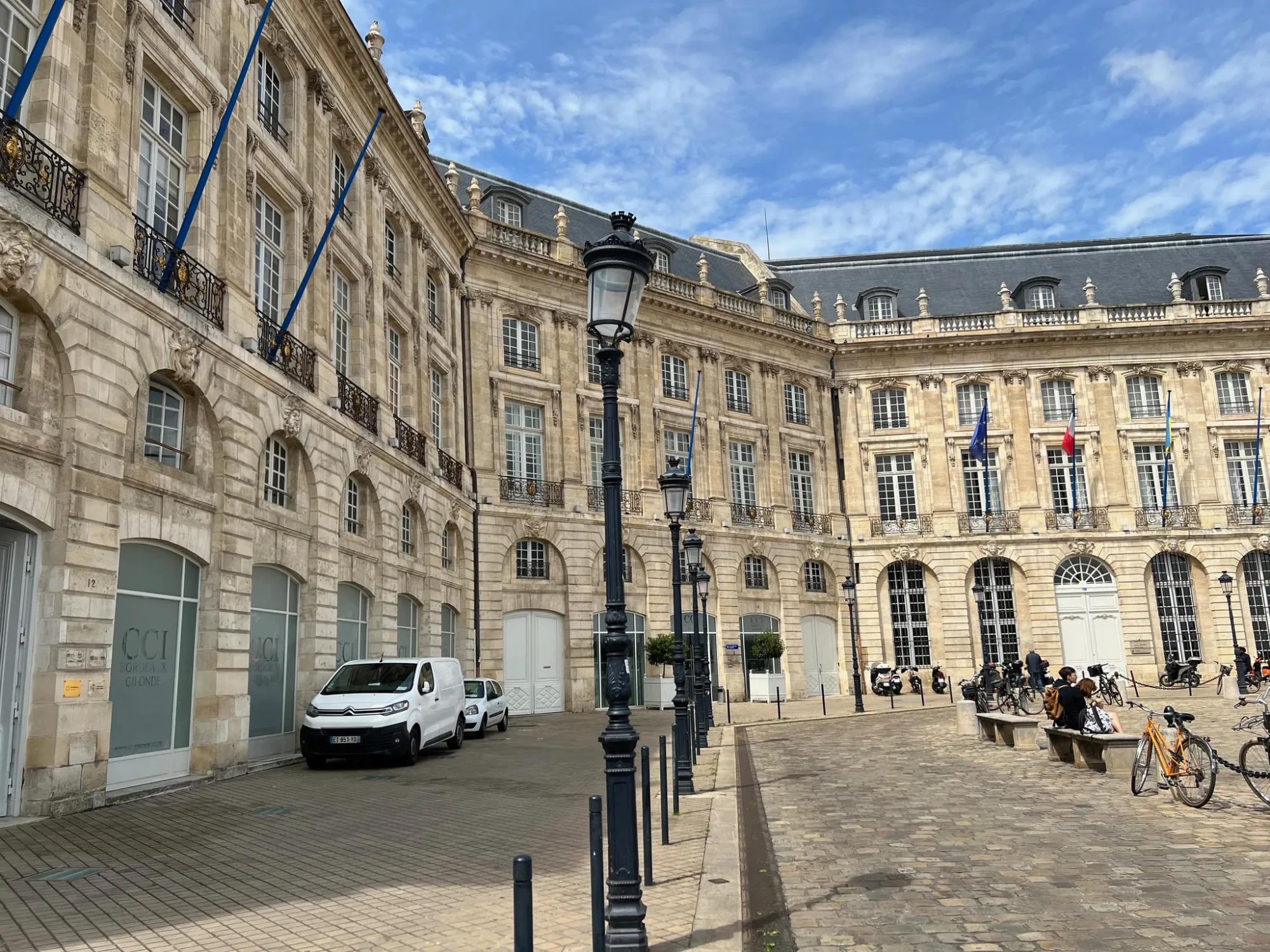 Hiptown Place de la Bourse, Gebäudefassade, Bordeaux