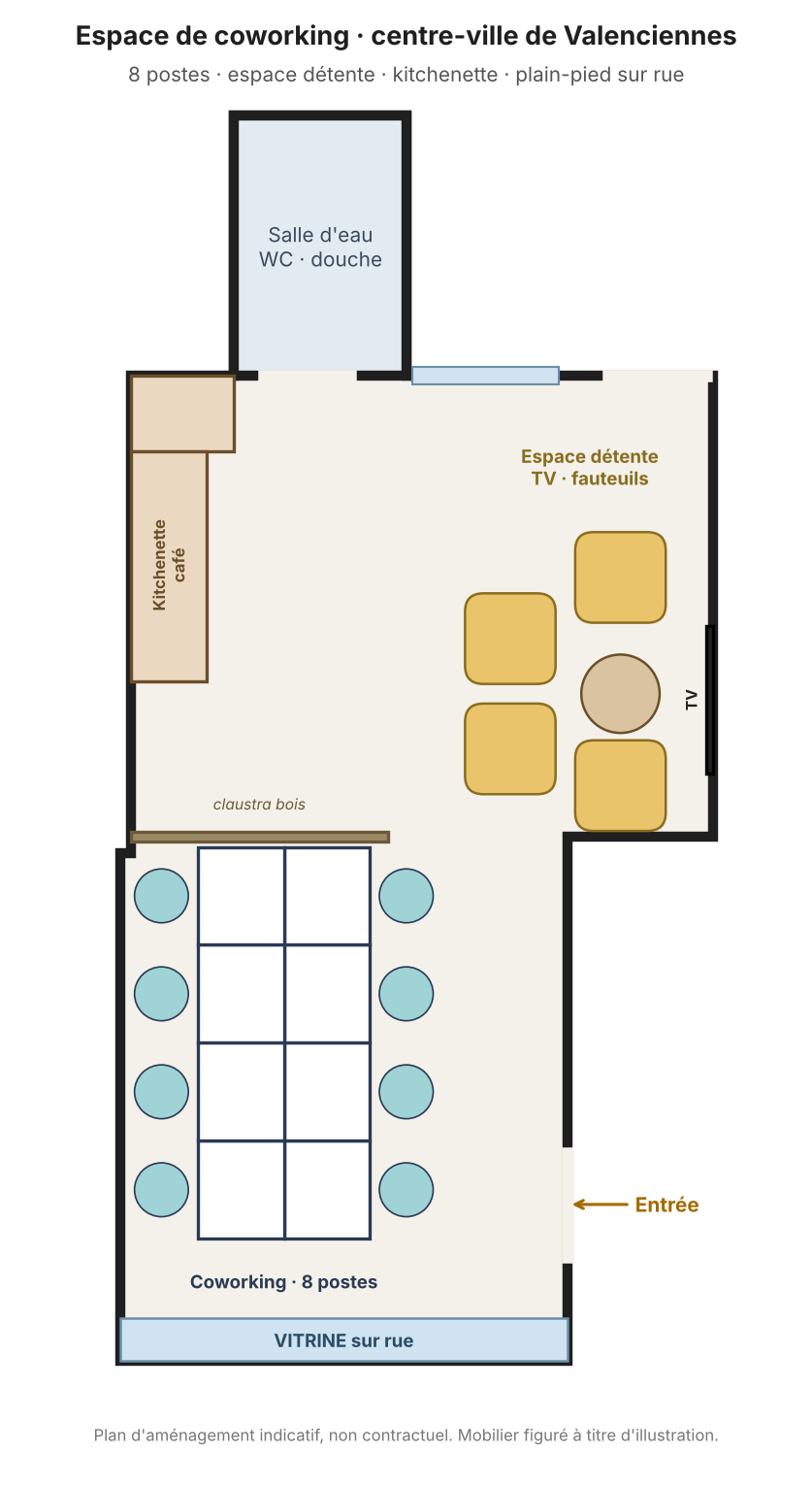 Khir Services Coworking – Centre-ville Valenciennes, Valenciennes, photo 5