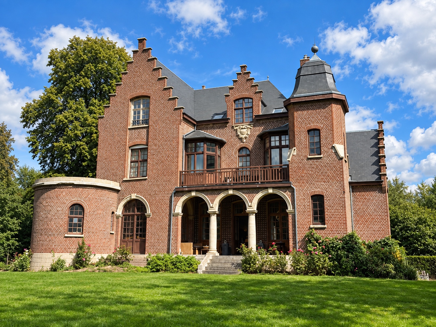 Manoir du Baz, Building facade, Loos