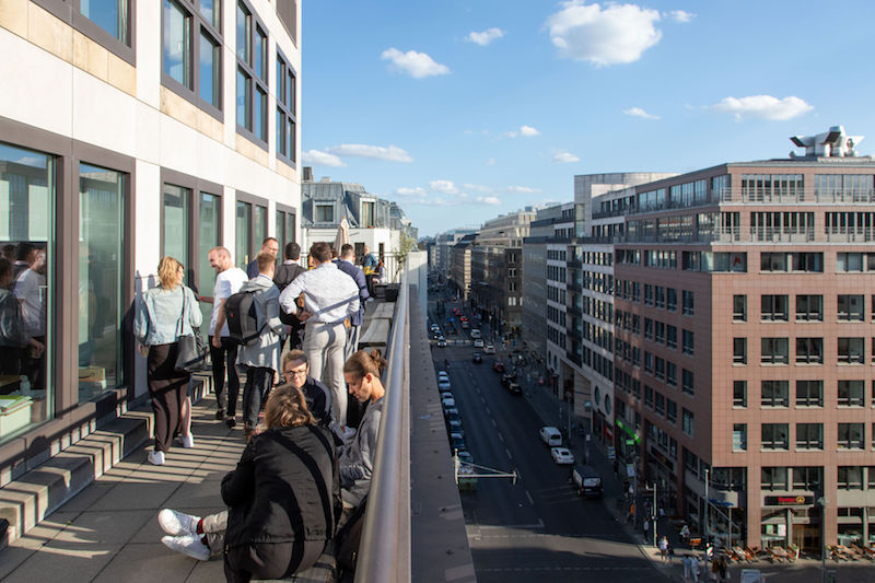 Mindspace Friedrichstraße, Terrace and outdoor space, Berlin
