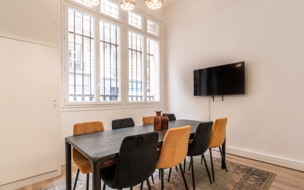 Les Nouveaux Bureaux Auber, Besprechungsraum für 8 Personen, Paris 9e