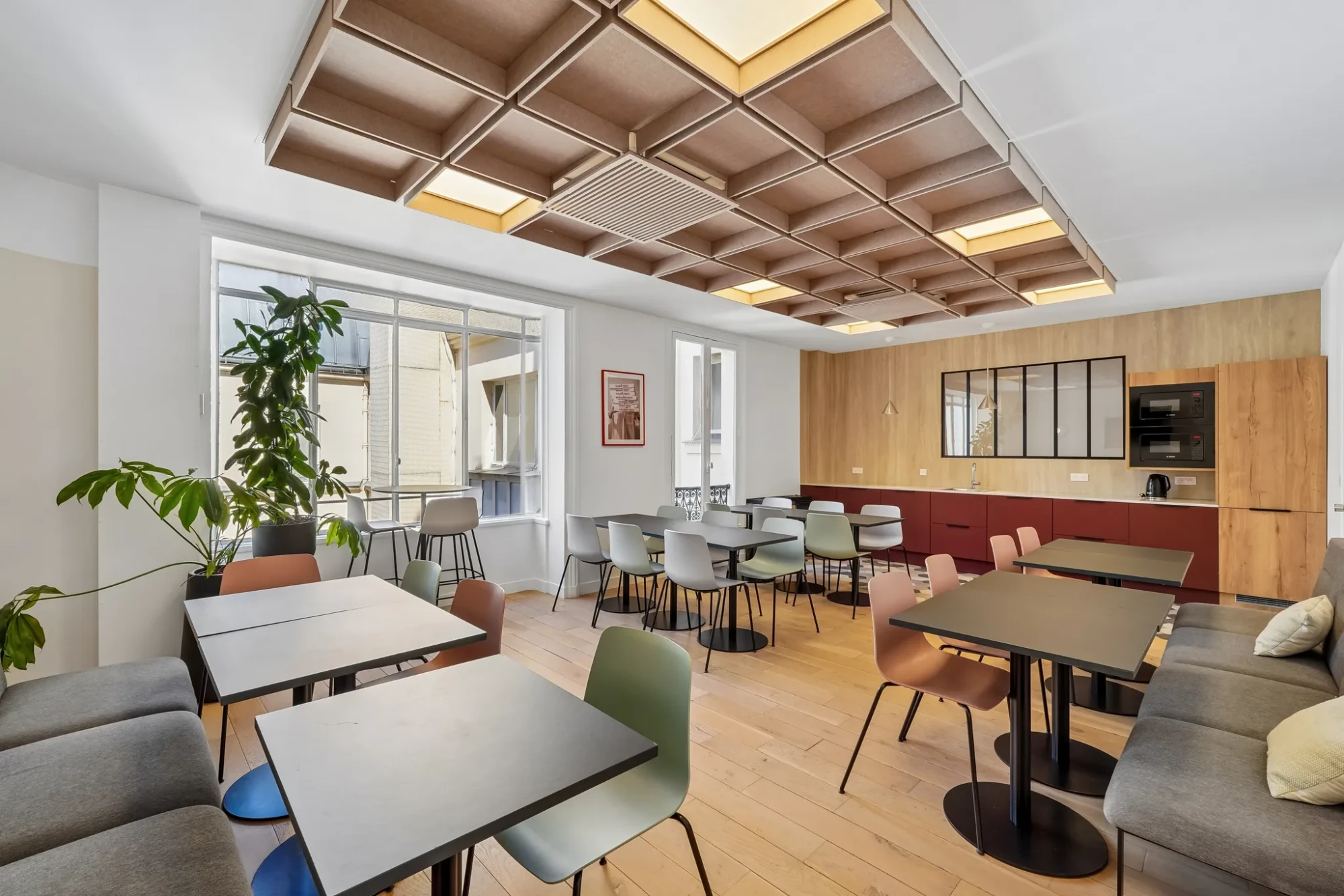 Les Nouveaux Bureaux Taitbout, Kantine, Paris 9e