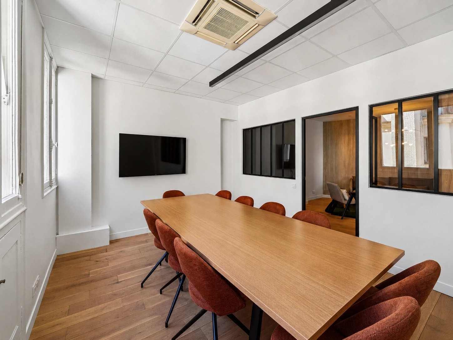 Les Nouveaux Bureaux Taitbout, Besprechungsraum für 10 Personen, Paris 9e