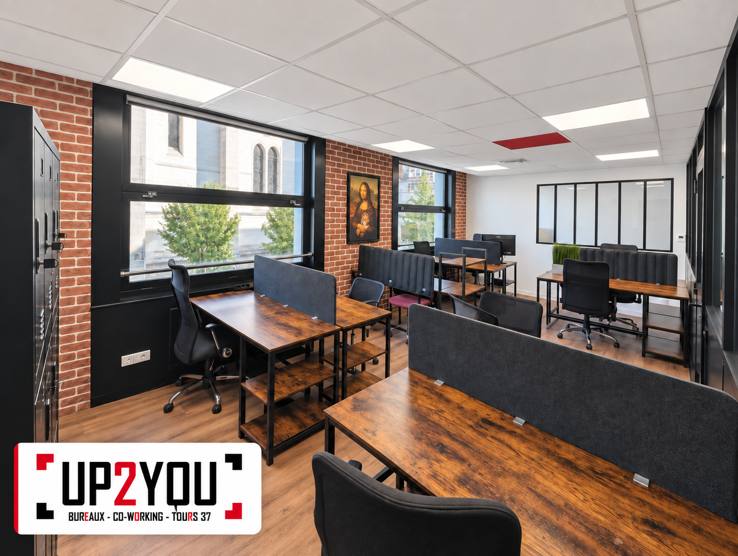 Up2You Tours, Poste nomade en open space, Tours