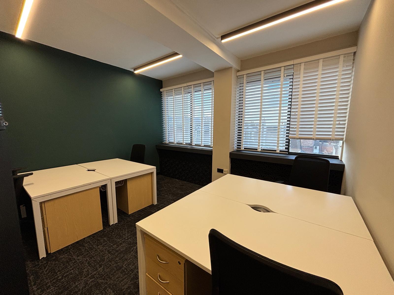 Provincial House, Private office, 4 desks, Leicester
