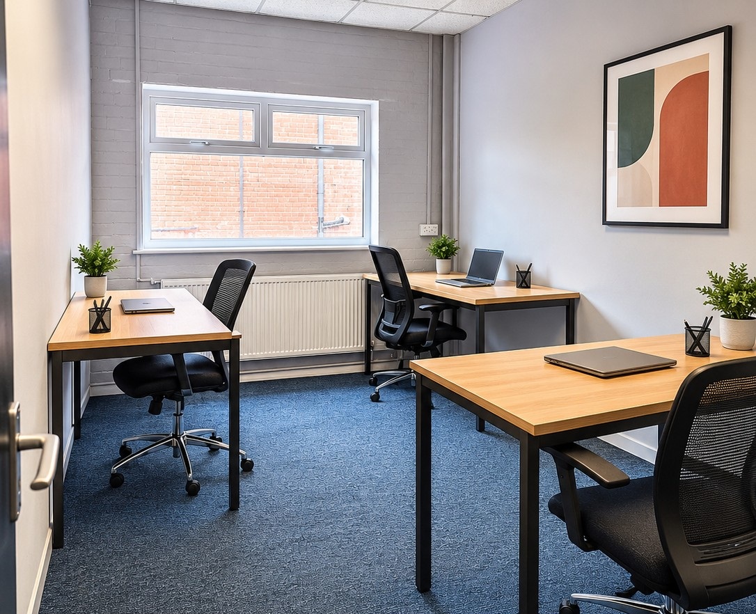 Serene Workspaces, Private office, 3 desks, Saint Helens