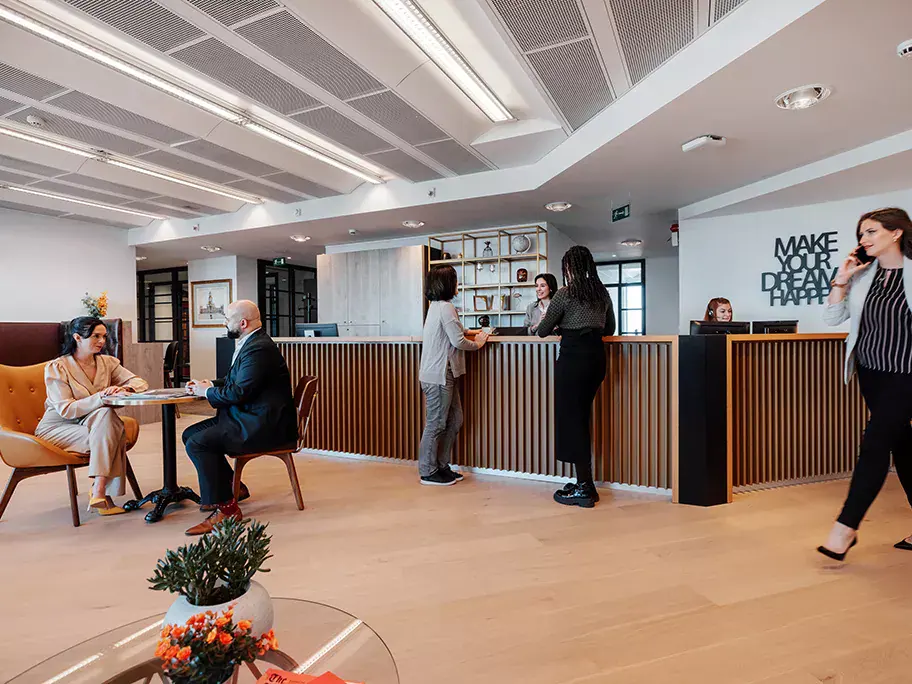 Servcorp - Tour Bastion, Reception, Brussels