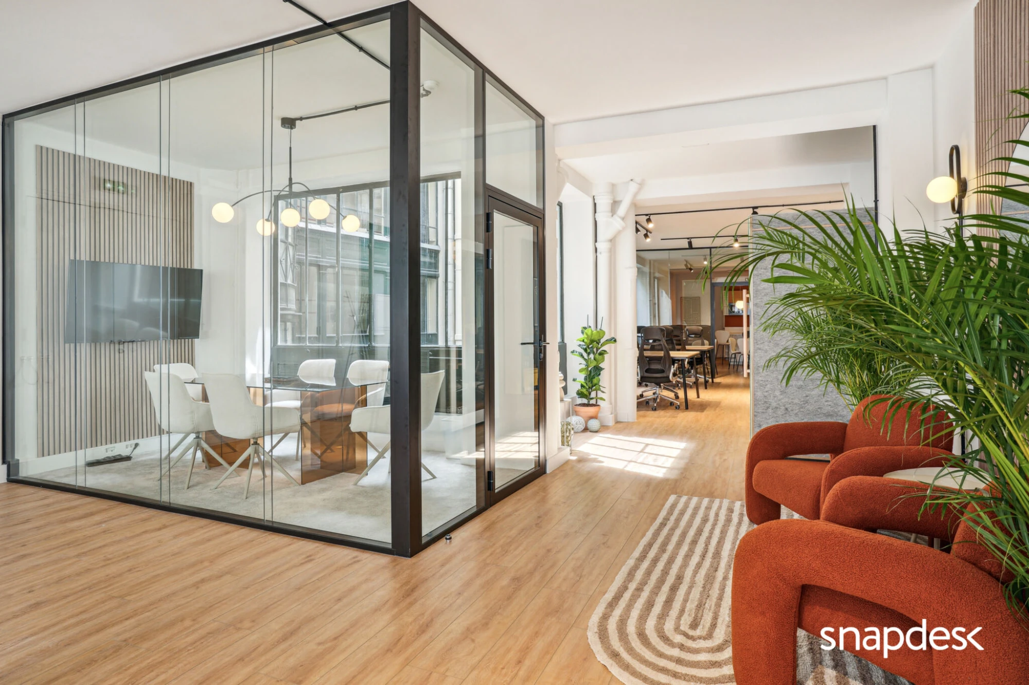 Snapdesk L’atelier Petites Ecuries , Besprechungsraum für 6 Personen, Paris 10e