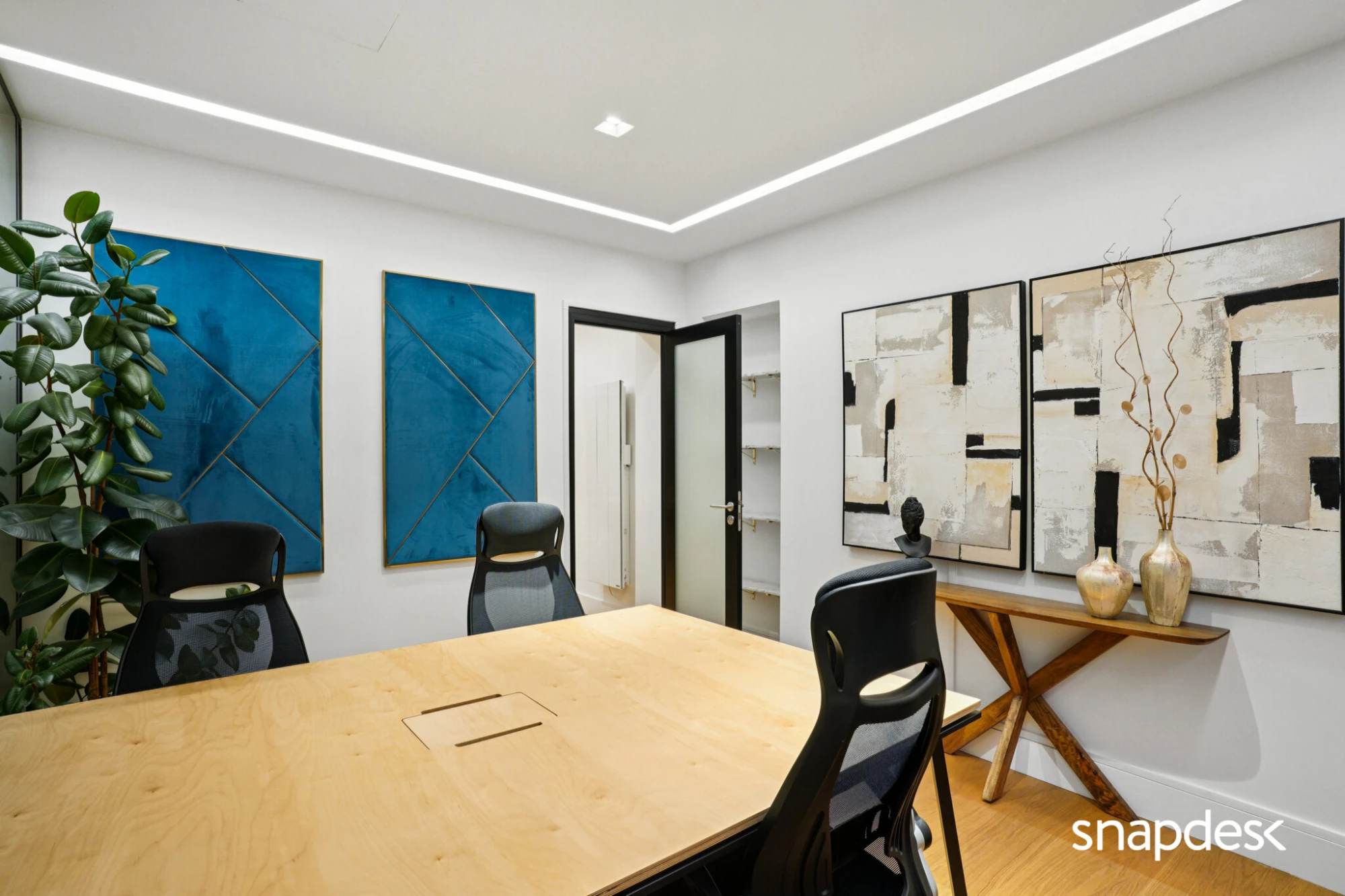 Snapdesk Le Bergère, Salle de réunion 3 personnes, Paris 9e