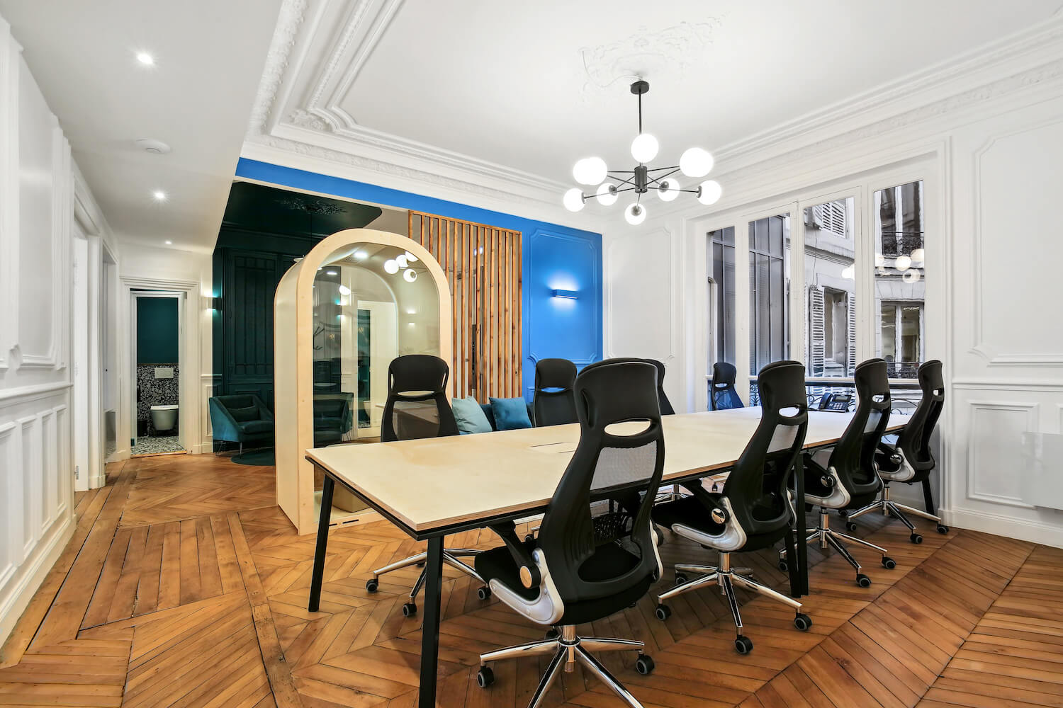 Snapdesk Le Haussmann Lafayette , Meeting room for 10 people, Paris 9e