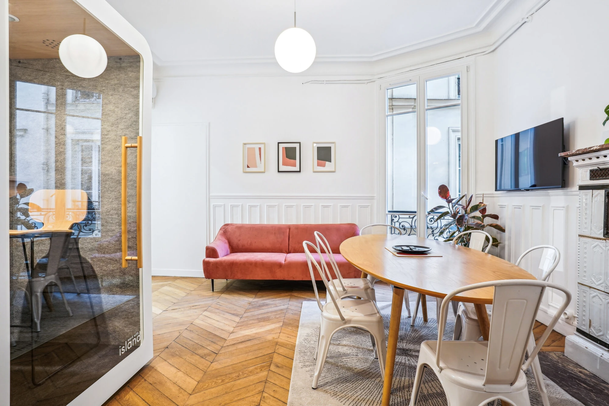 Snapdesk Le Hello Turbigo, Salle de réunion 6 personnes, Paris 3e