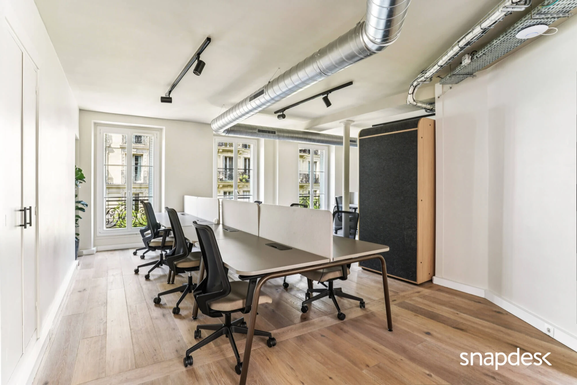 Snapdesk Le Turbigo, Großraumbüro, Paris 2e