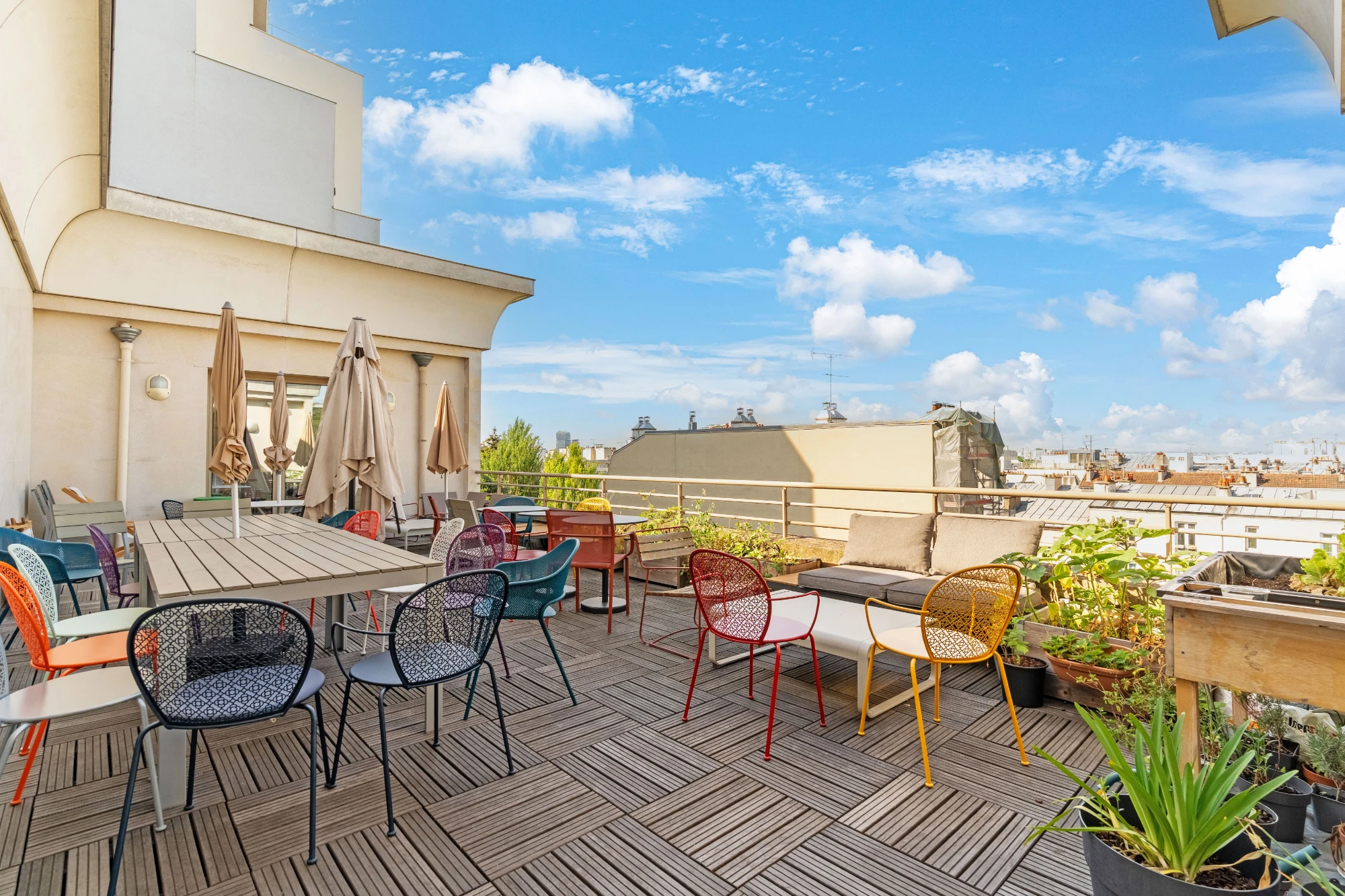 Sora Dumas, Terrasse und Außenbereich, Paris 11e
