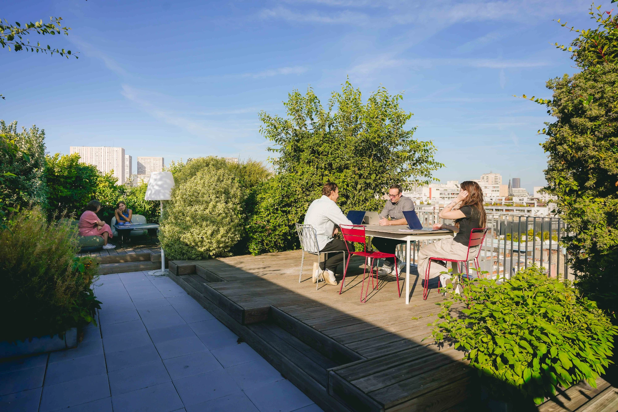 Wojo BNF, Terrasse et espace extérieur, Paris 13e