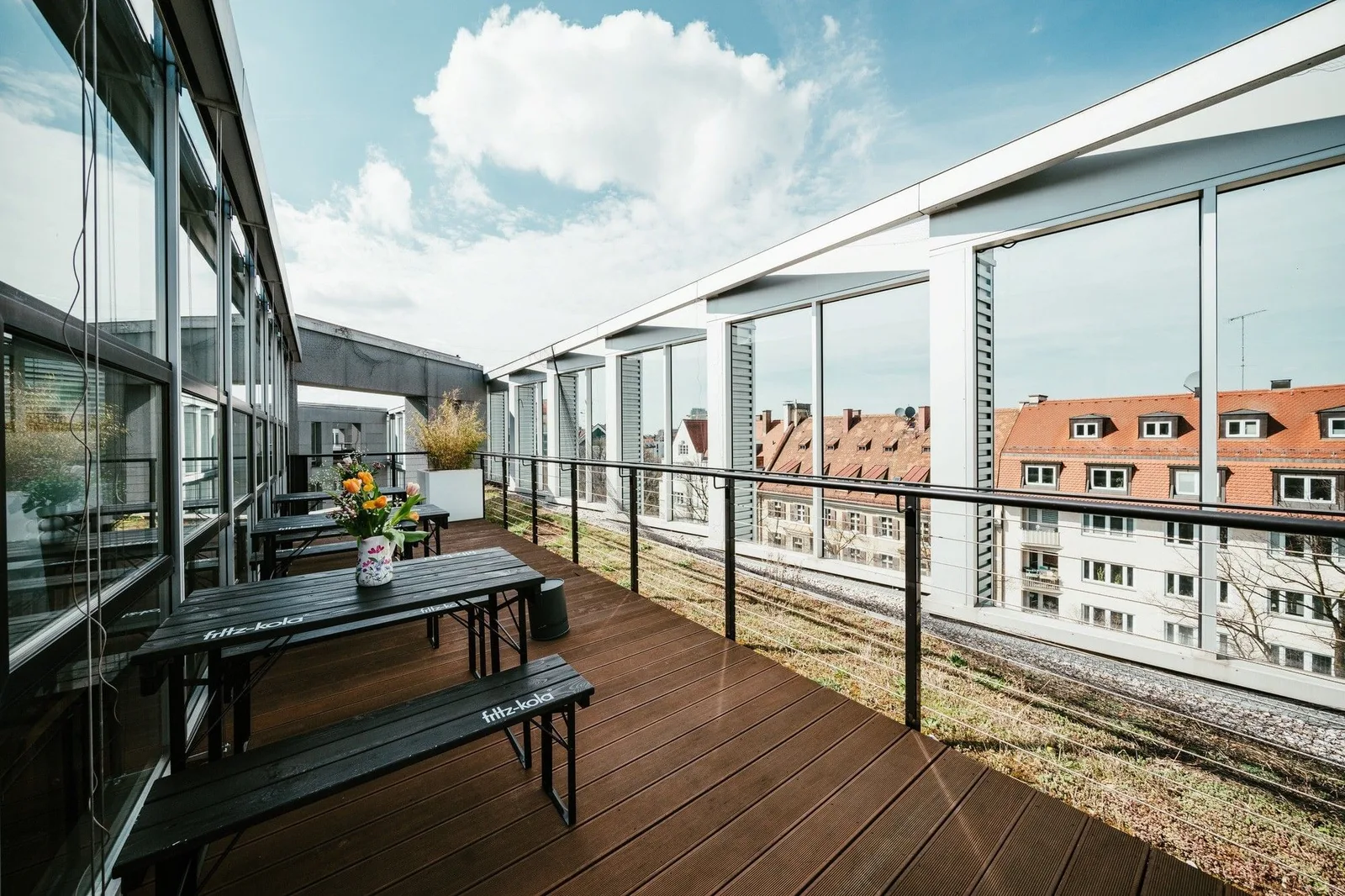 1000 Satellites - Theresienhöhe, Terrace and outdoor space, Munich