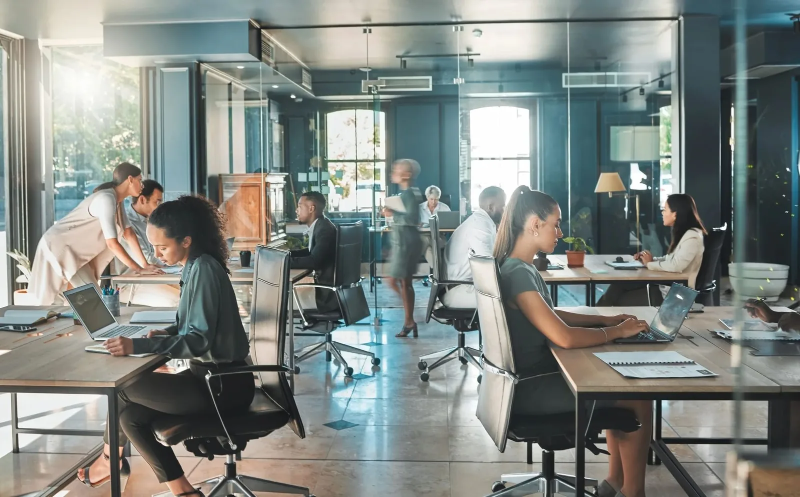 360 Workspace, Open-plan office, Düsseldorf