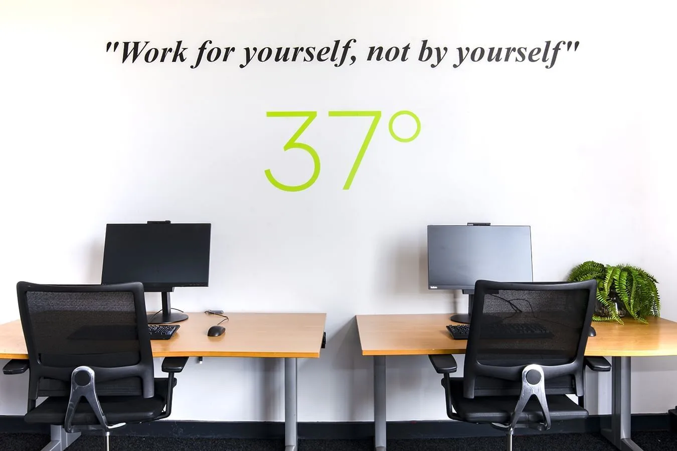 37 Degrees Co-Working, Private office, 2 desks, Whitley Bay