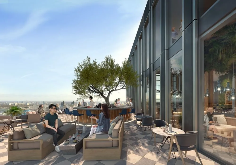 40 Leadenhall Street, Terrasse et espace extérieur, Londres