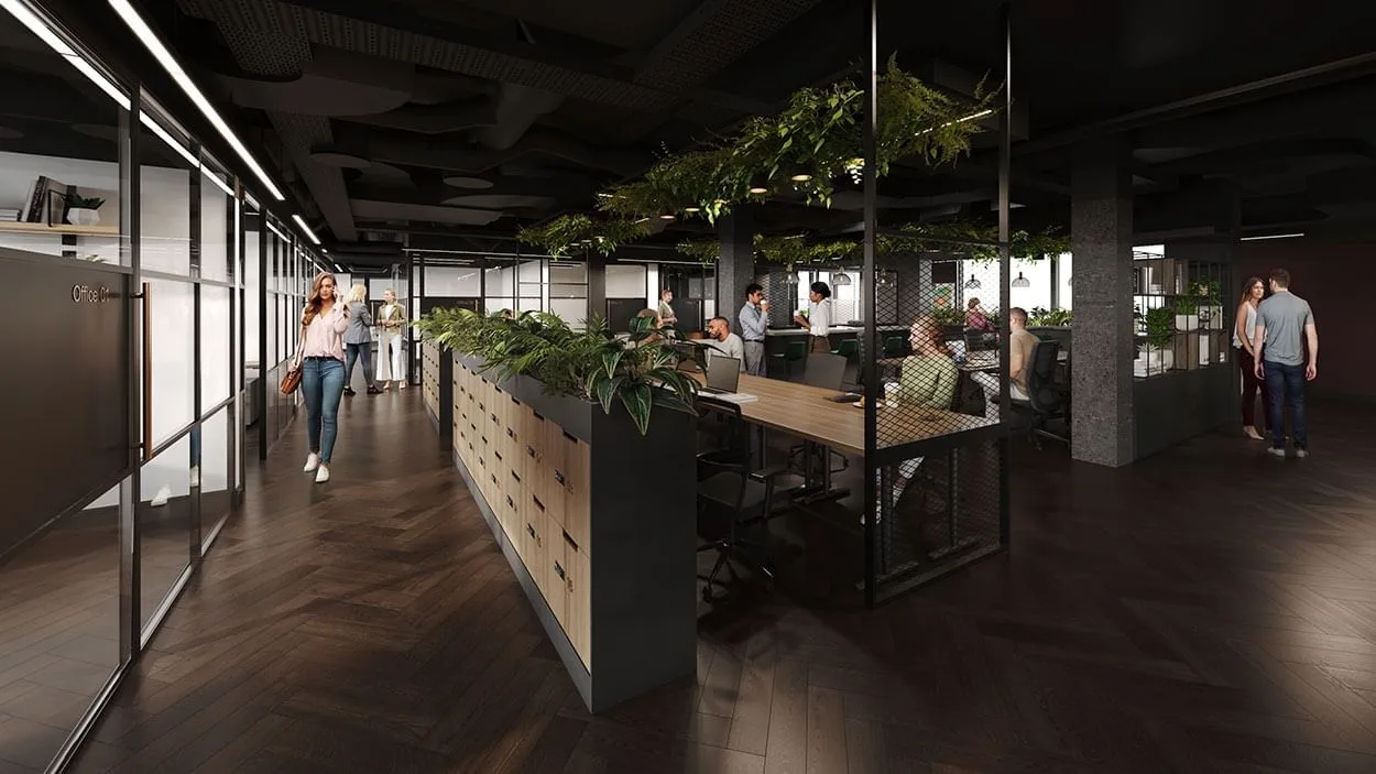 Apex Coworking, Open-plan office, London