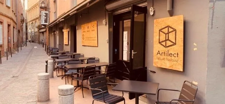 Artilect FabLab, Terrace and outdoor space, Toulouse