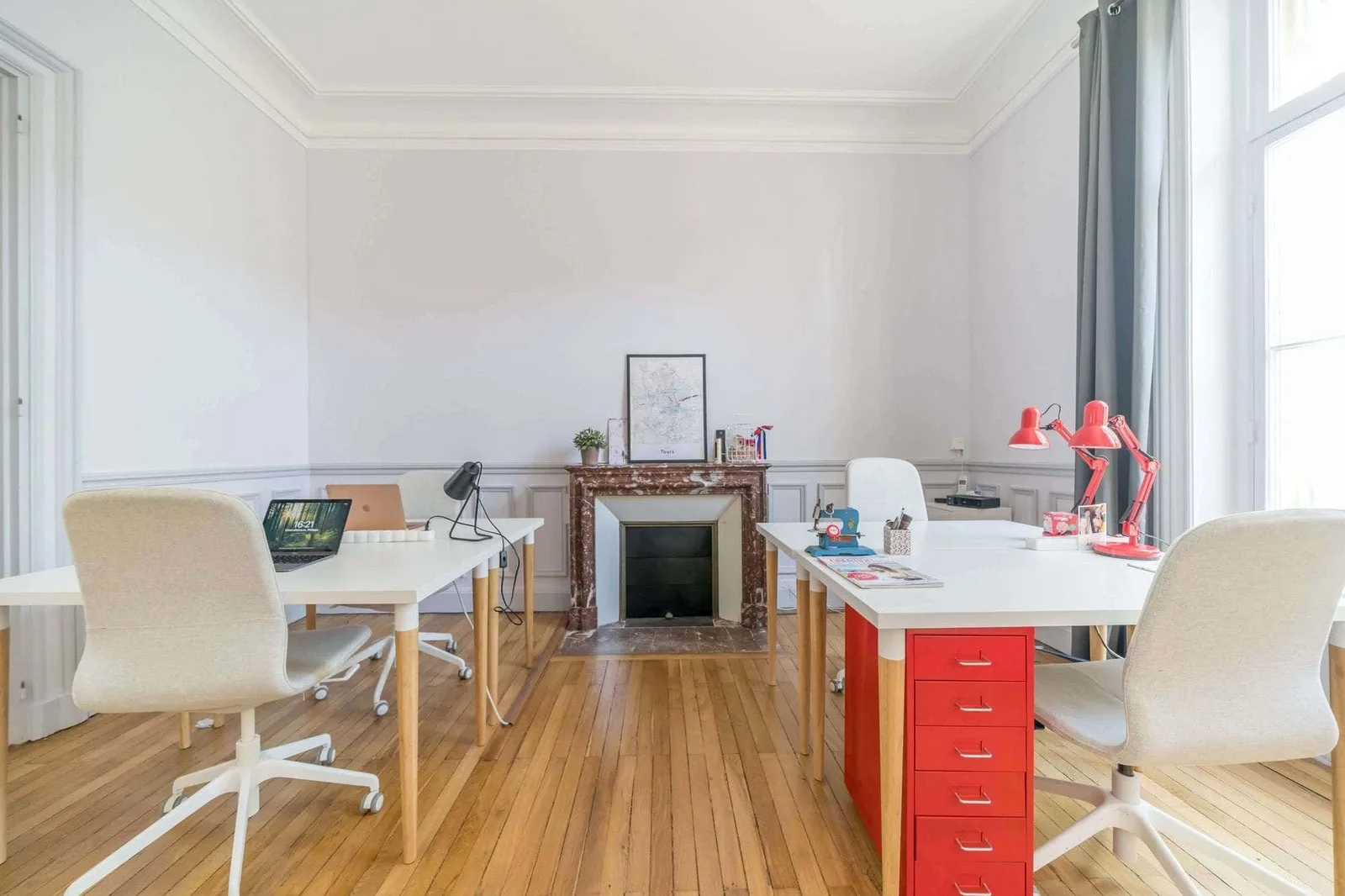 L'Atelier, Private office, 4 desks, Tours