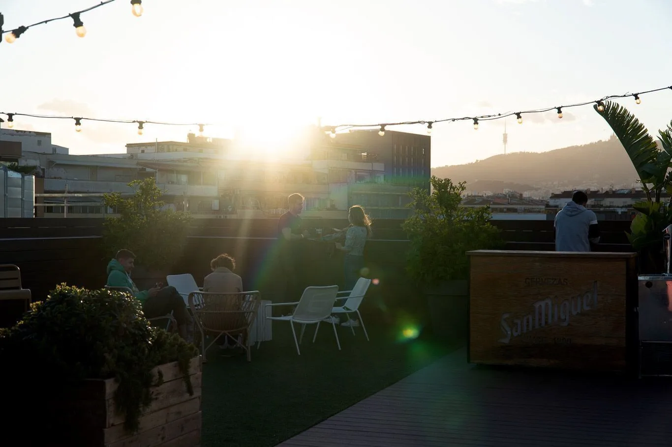 Aticco Bogatell, Terraza y espacio exterior, Barcelona