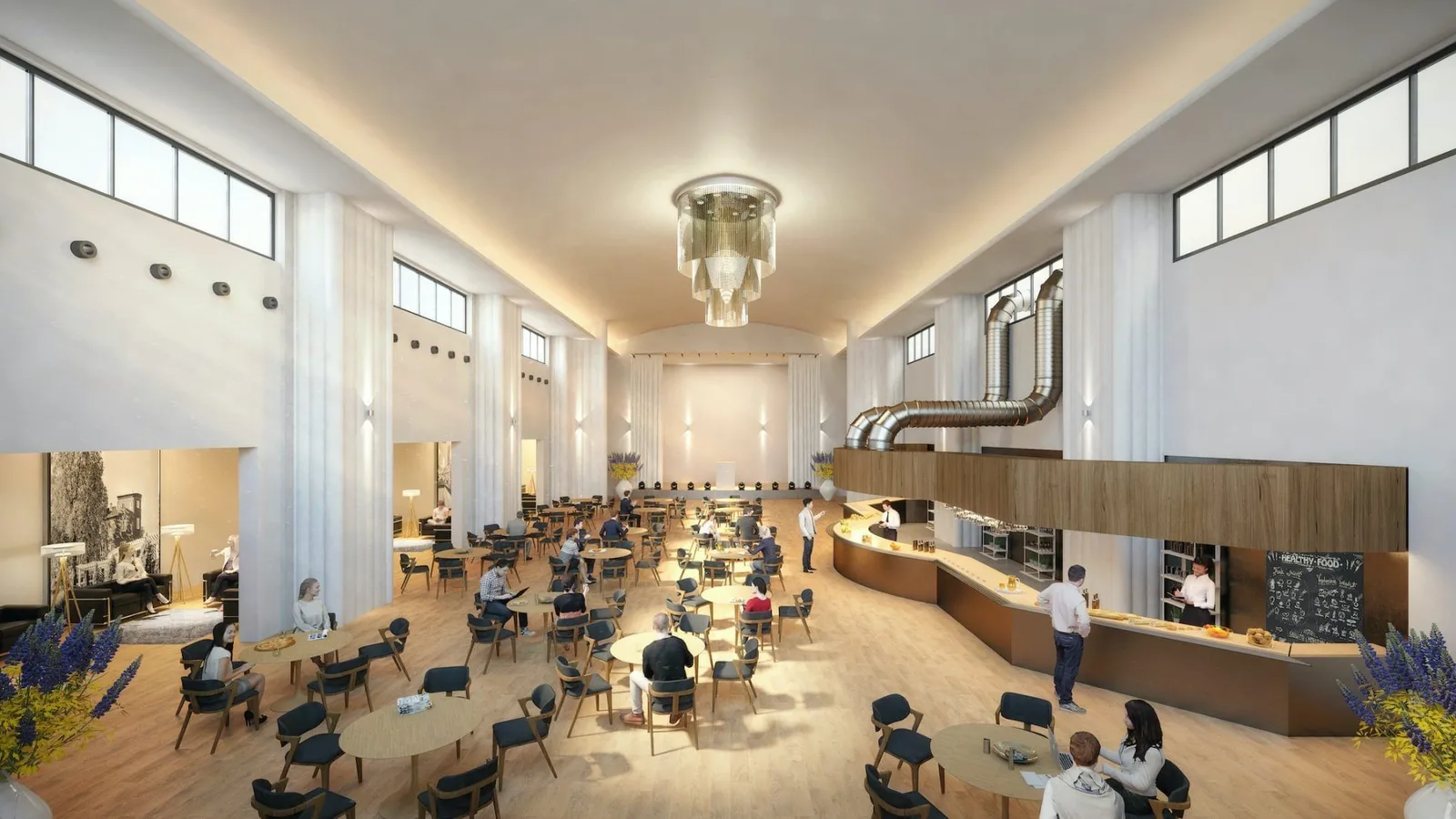 BIC Bürogebäude, Kantine, Berlin