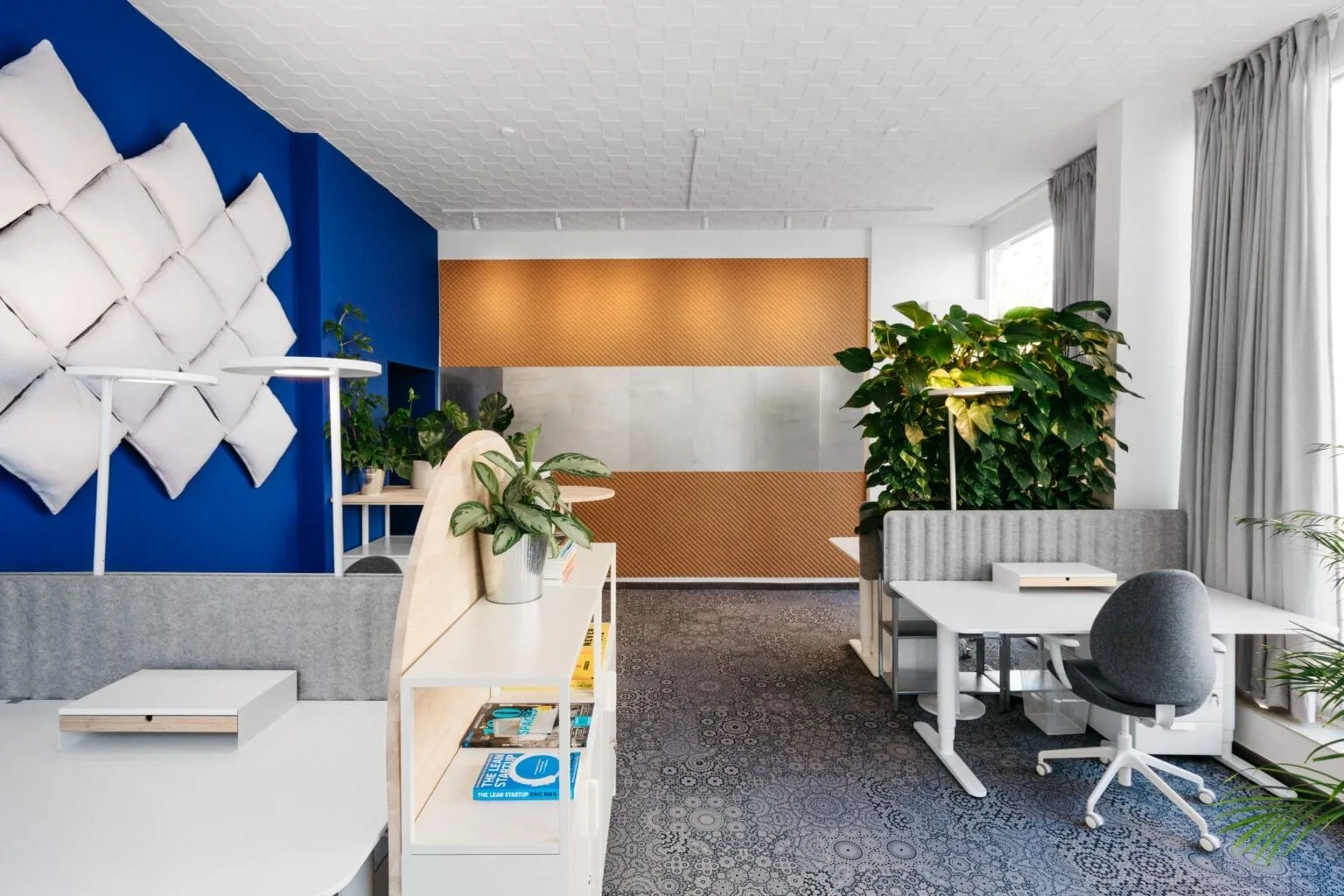 Blau Coworking, Großraumbüro, Koblenz