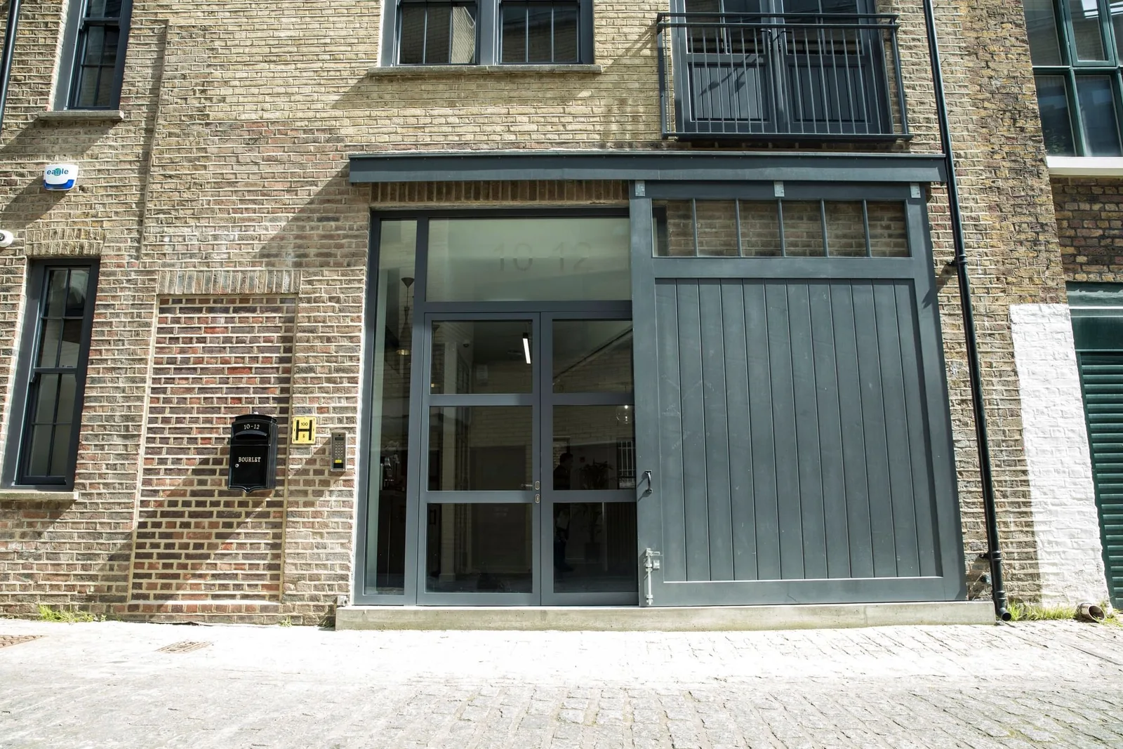 Bourlet Close, Building facade, London