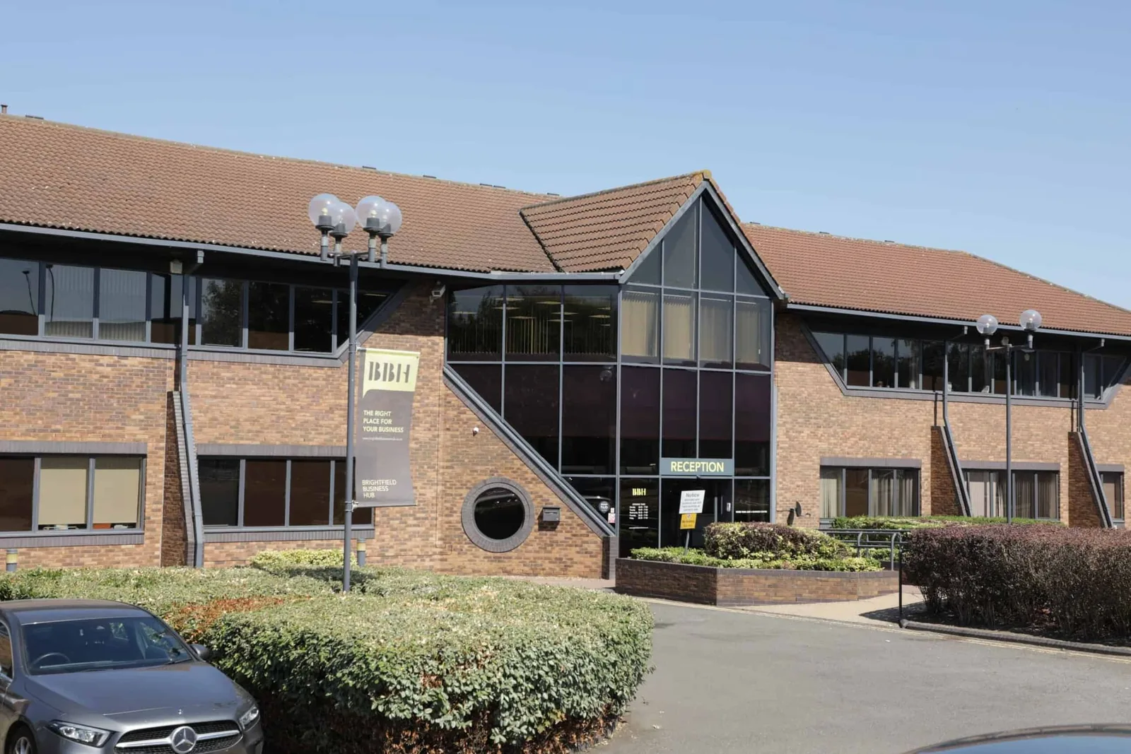 Brightfield Business Hub, Building facade, Peterborough