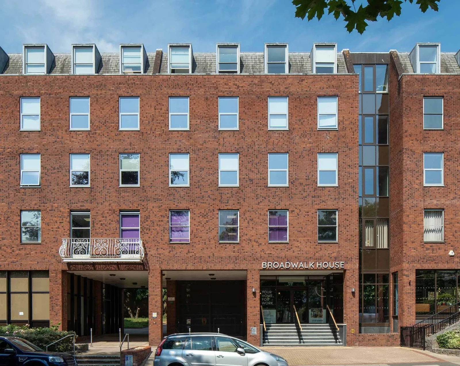 Broadwalk House Exeter, Building facade, Exeter
