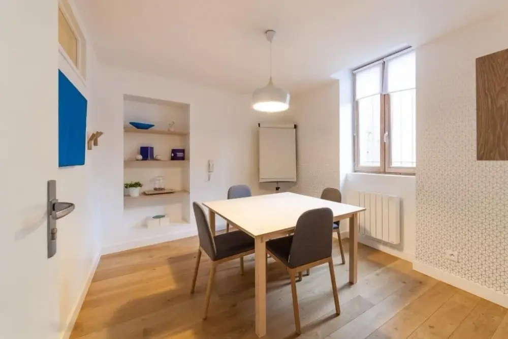 Mix Coworking Tassin, Bureau Bleu 1 à 2 personnes, Tassin la Demi Lune
