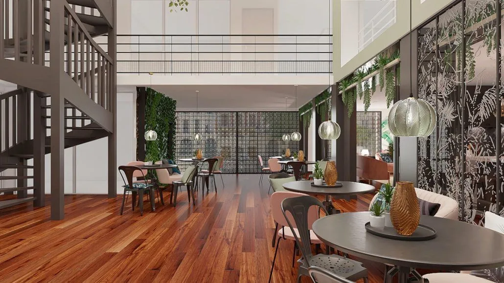 Bureaux & Co La Serre, Kantine, Malakoff