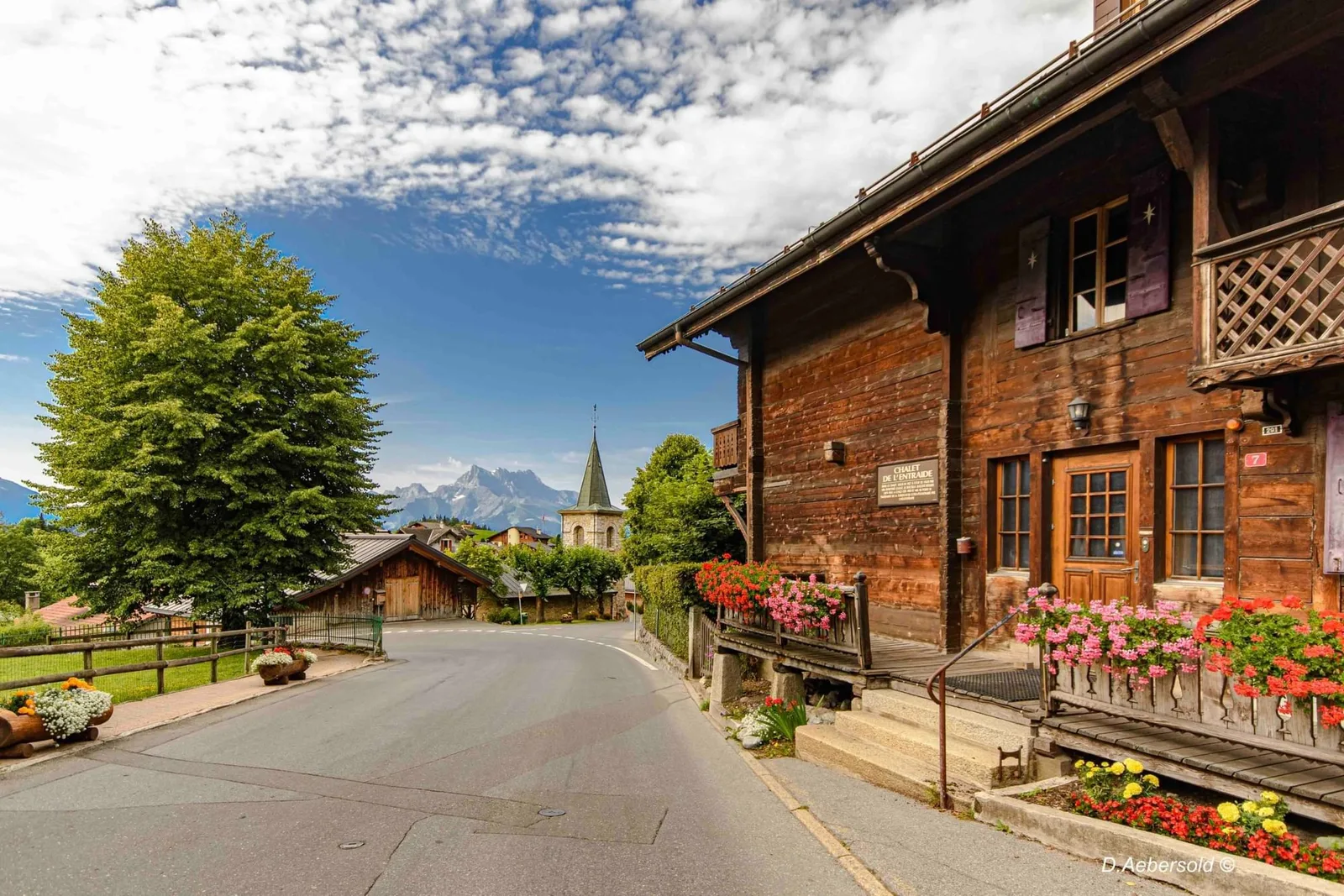 Le Chalet Leysin, Facciata dell'edificio, Leysin
