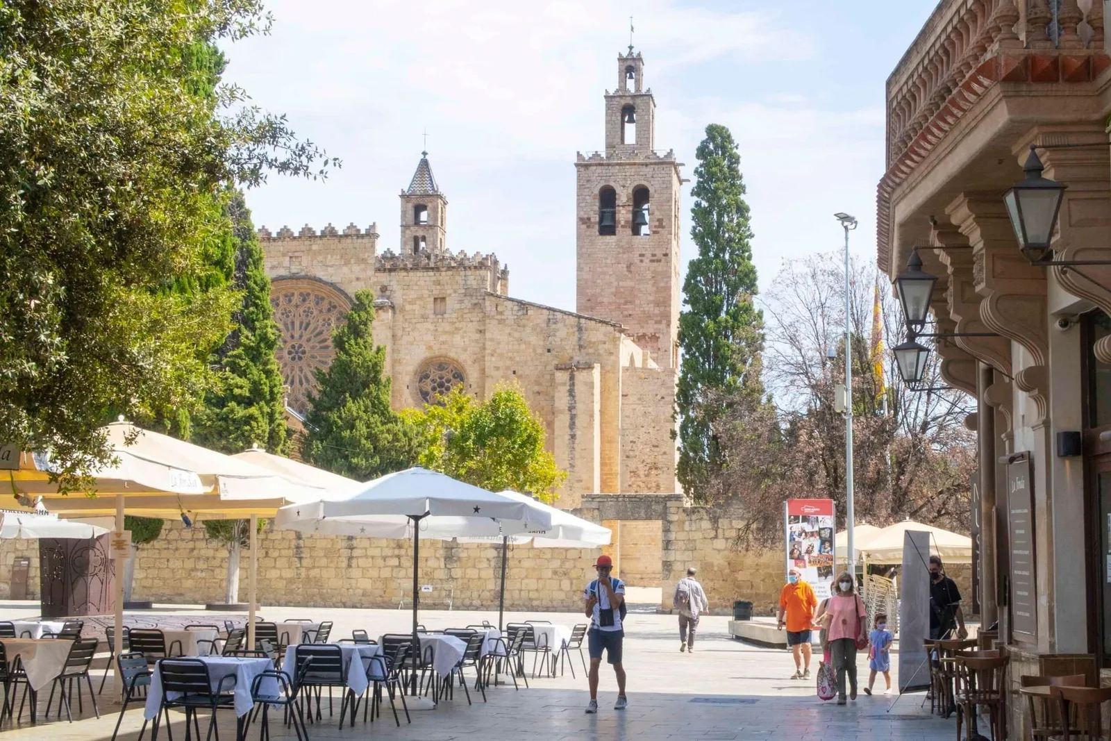 La Cleda, Terraço e espaço exterior, Sant Cugat del Vallès