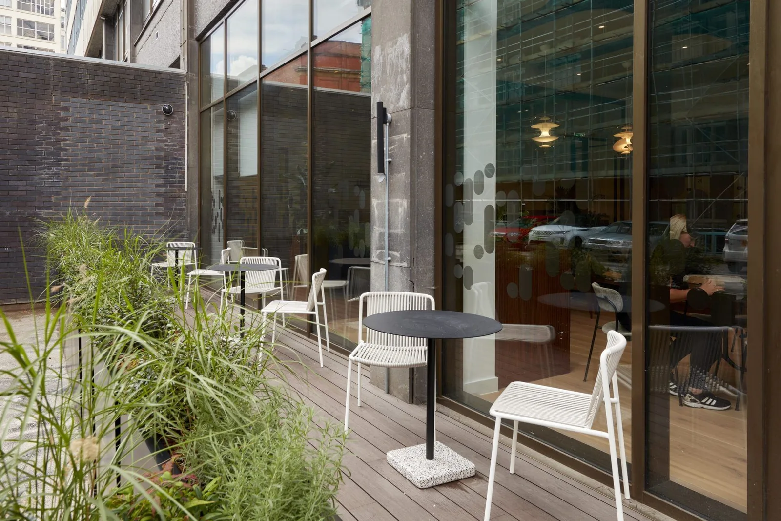 Clockwise Linley House, Manchester, Terrace and outdoor space, Manchester