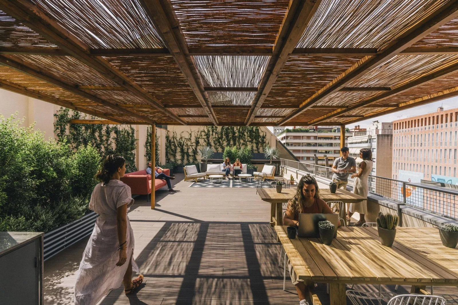 Cloudworks Tuset - Diagonal, Terraço e espaço exterior, Barcelona