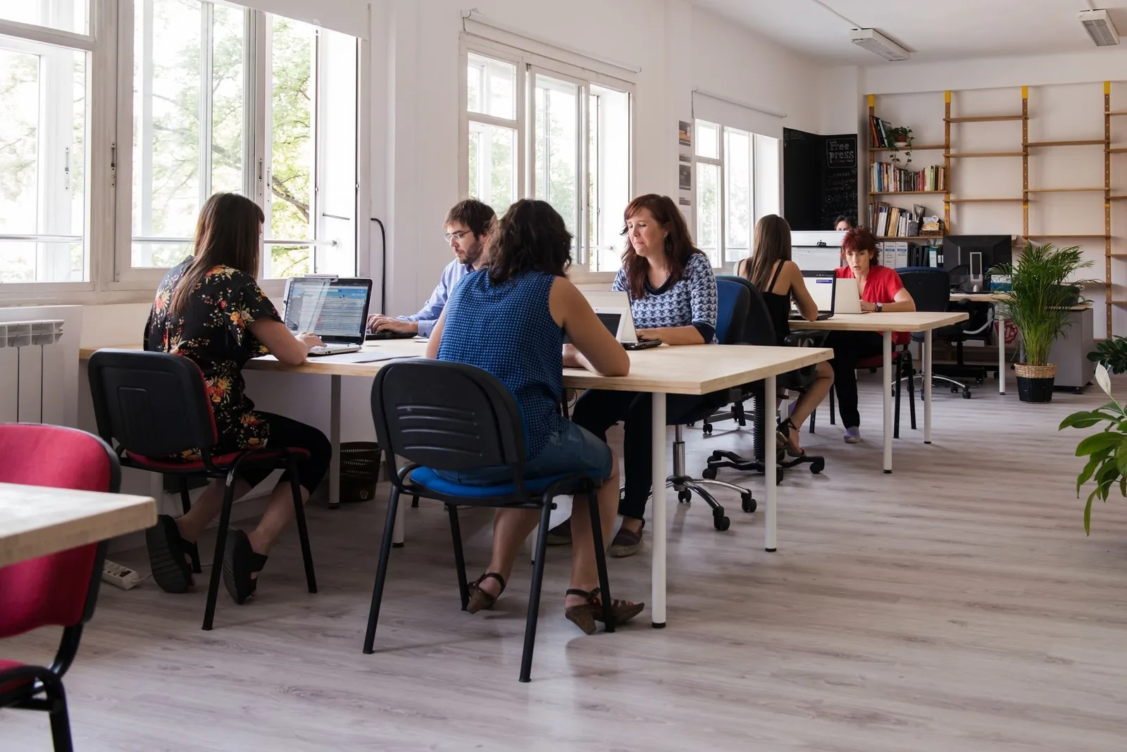 Colaboratorio Acacias, Open-plan office, Madrid