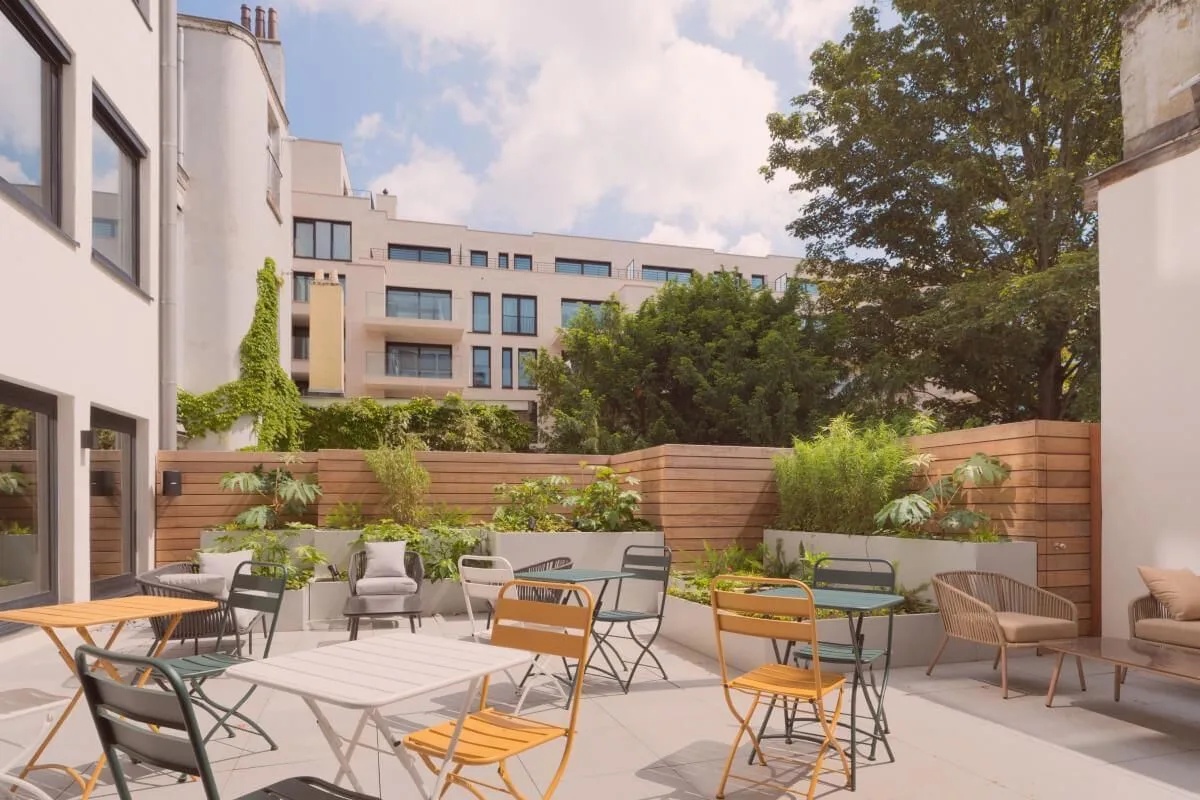 Comet Louise, Terrasse et espace extérieur, Bruxelles