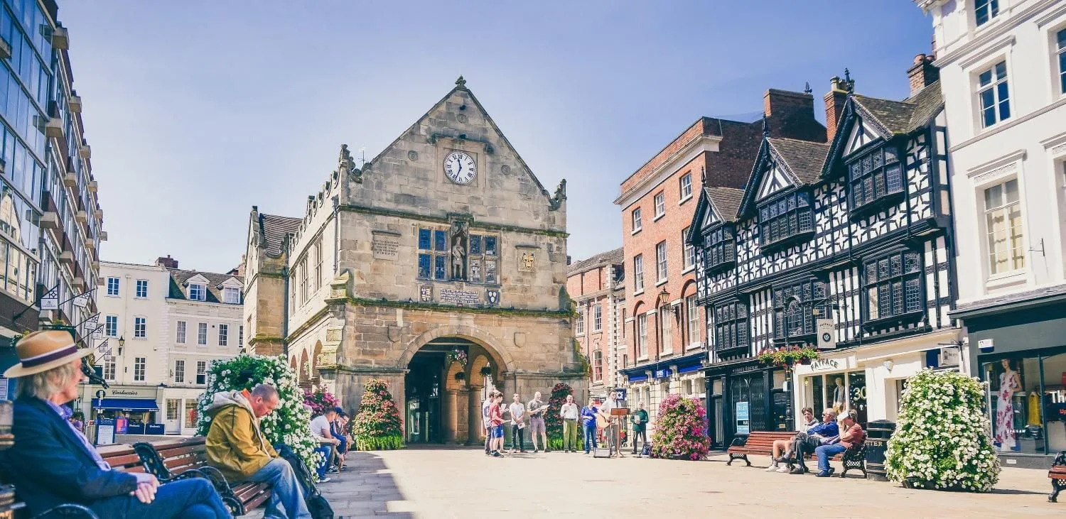Courtyard Collective, Building facade, Shrewsbury