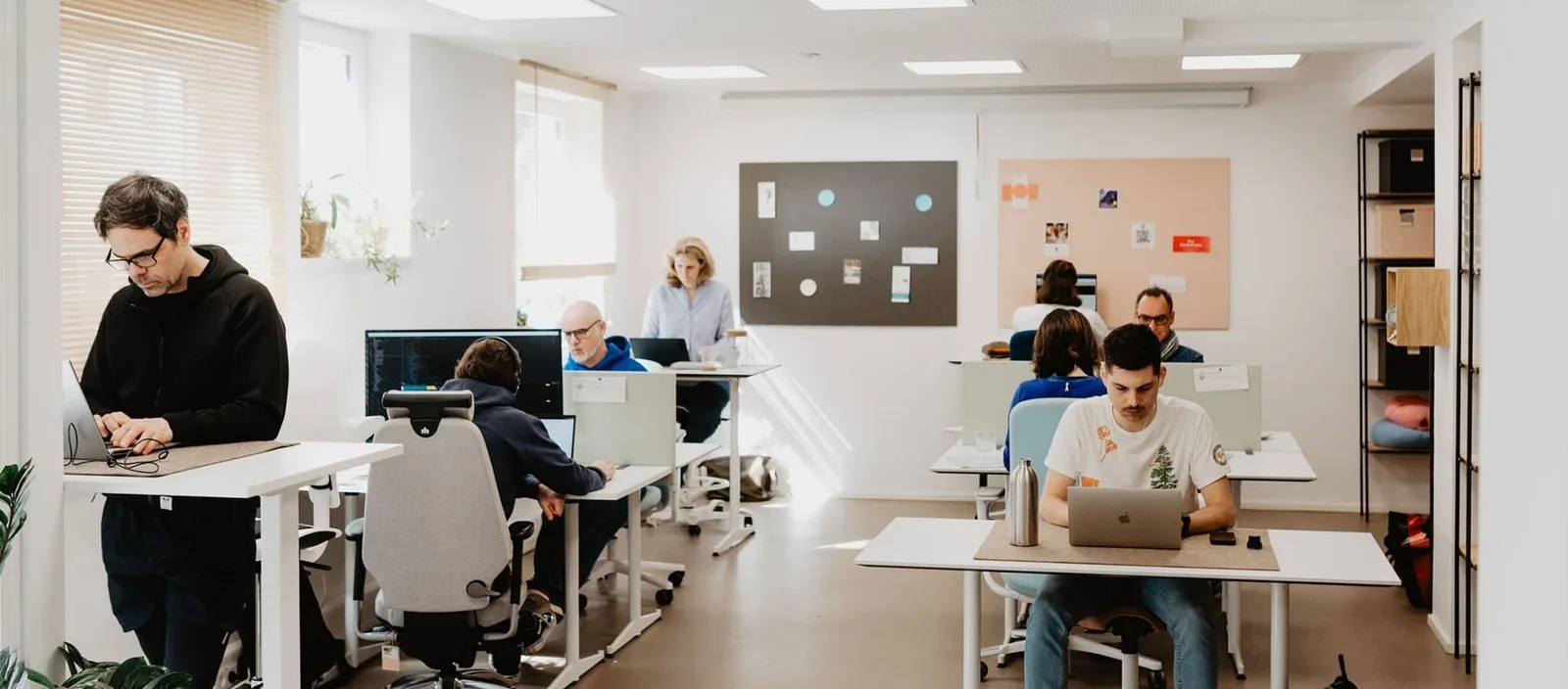Cowoko Coworking Plus, Großraumbüro, Köln