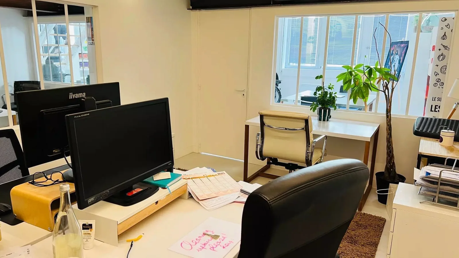 Coworkea Nicolas Appert, Privatbüro mit 3 Arbeitsplätzen, Paris 11e