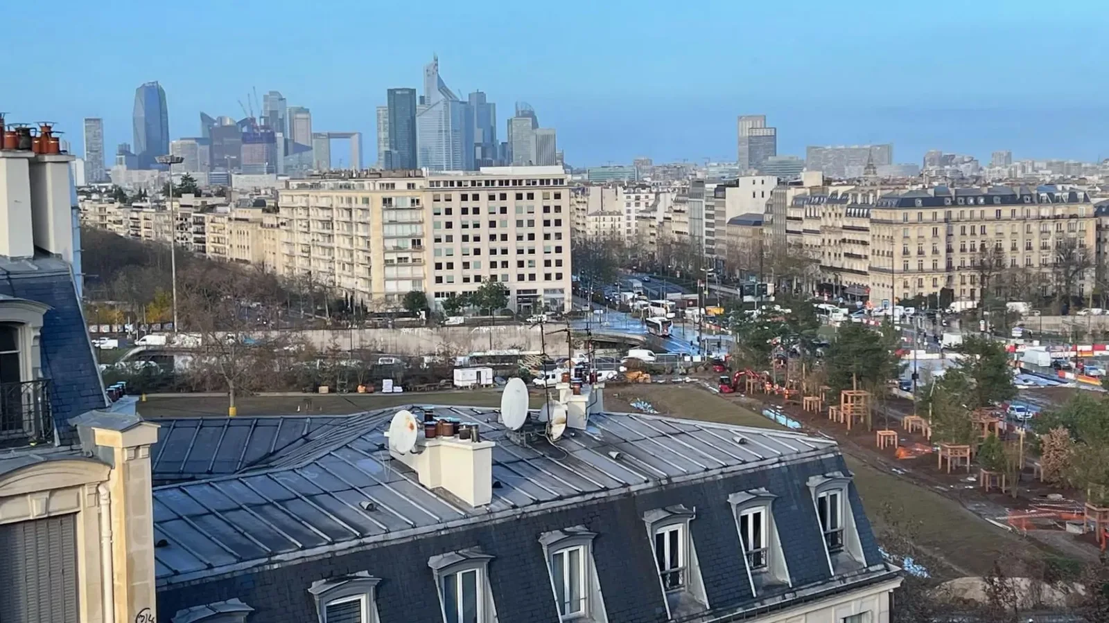 Coworkea Porte Maillot, Terrasse et espace extérieur, Paris 16e