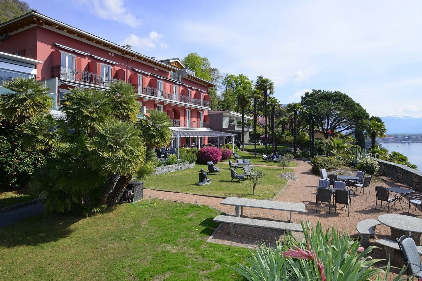 Coworking Bar Locarno, Albergo Losone, Terrazza e spazio esterno, Losone