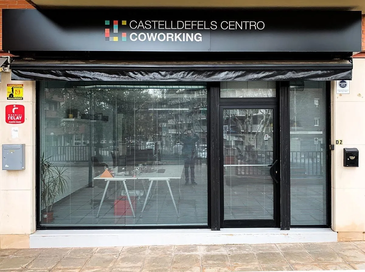 Coworking Castelldefels, Fachada do edifício, Castelldefels