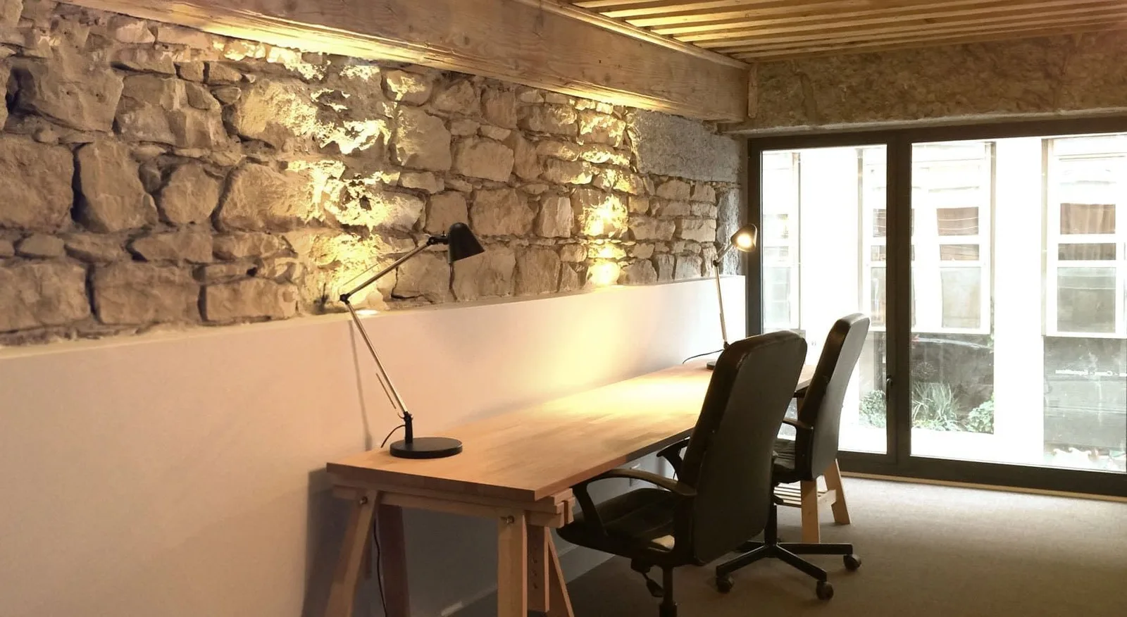 Coworking Croix Rousse, Privatbüro mit 2 Arbeitsplätzen, Lyon 4e