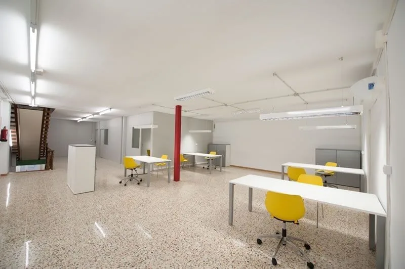 Coworking Fraga, Espacio diáfano, Fraga